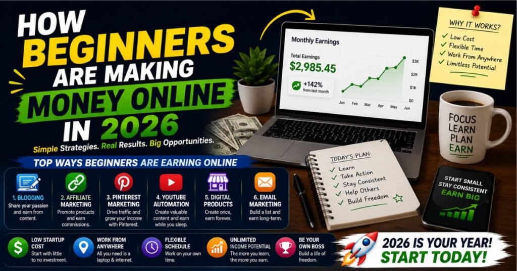 How Beginners Are Making Money Online in 2026.