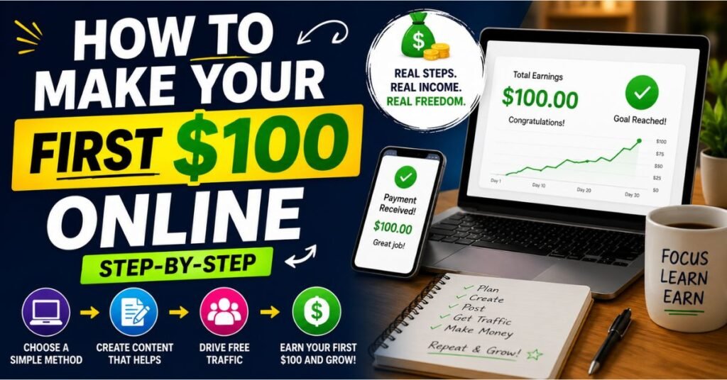 How to make your first $100 online